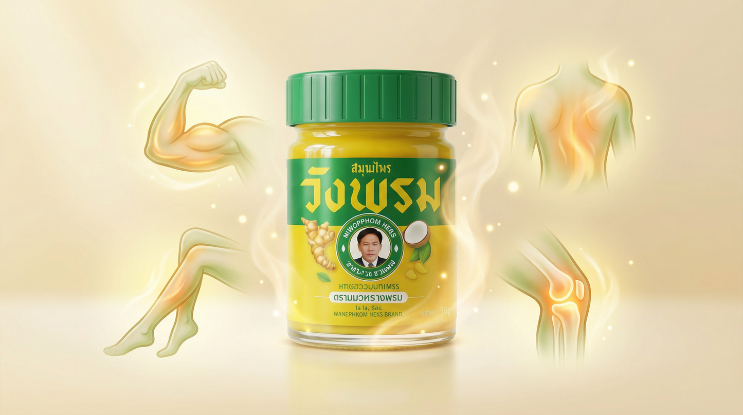 Wangprom Herb - Hot Gold Formula Balm