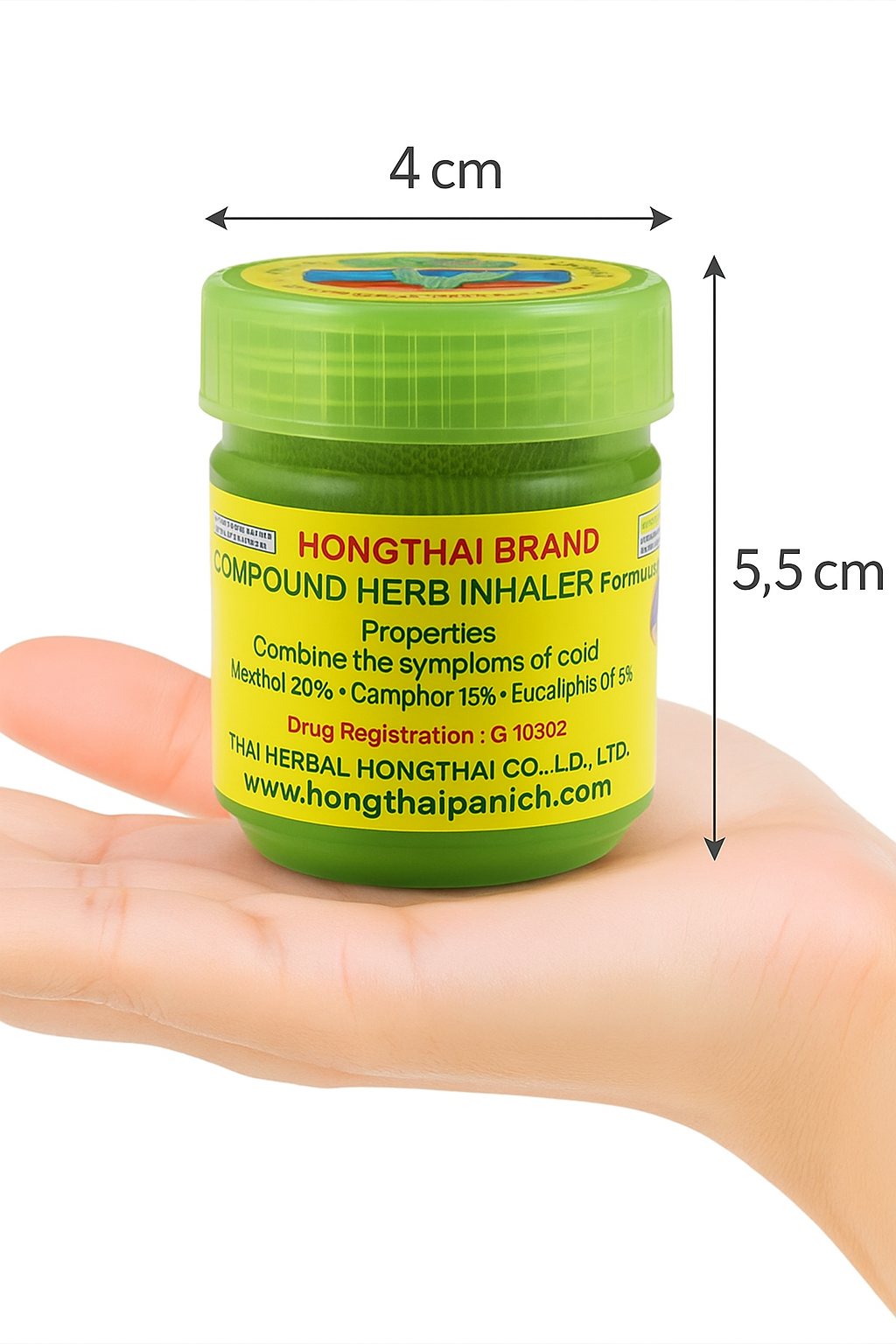 Lot de 2 Yadom Hong Thai – Inhaler Thaï Traditionnel🌿