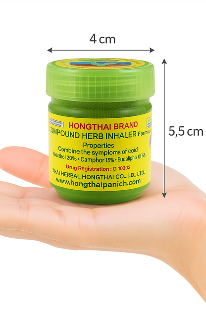 Lot de 2 Yadom Hong Thai – Inhaler Thaï Traditionnel🌿