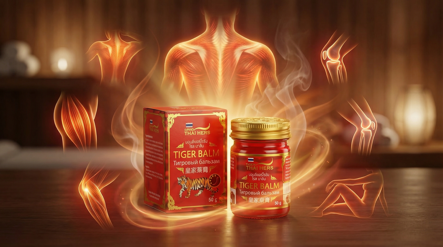 Royal Thai Herb Balm - RED TIGER BALM