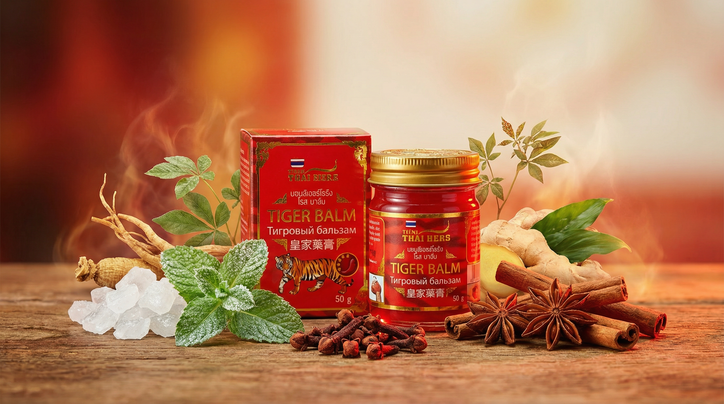 Royal Thai Herb Balm - RED TIGER BALM