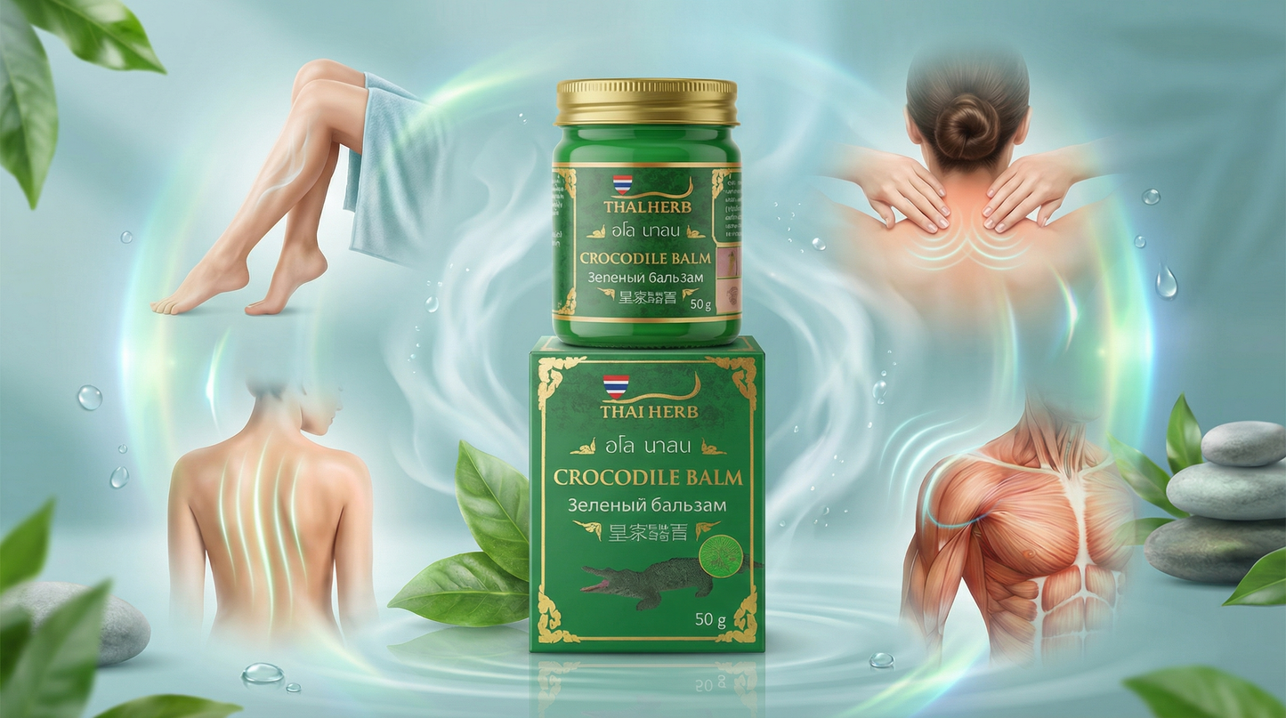 Royal Thai Herb Balm - CROCODILE BALM