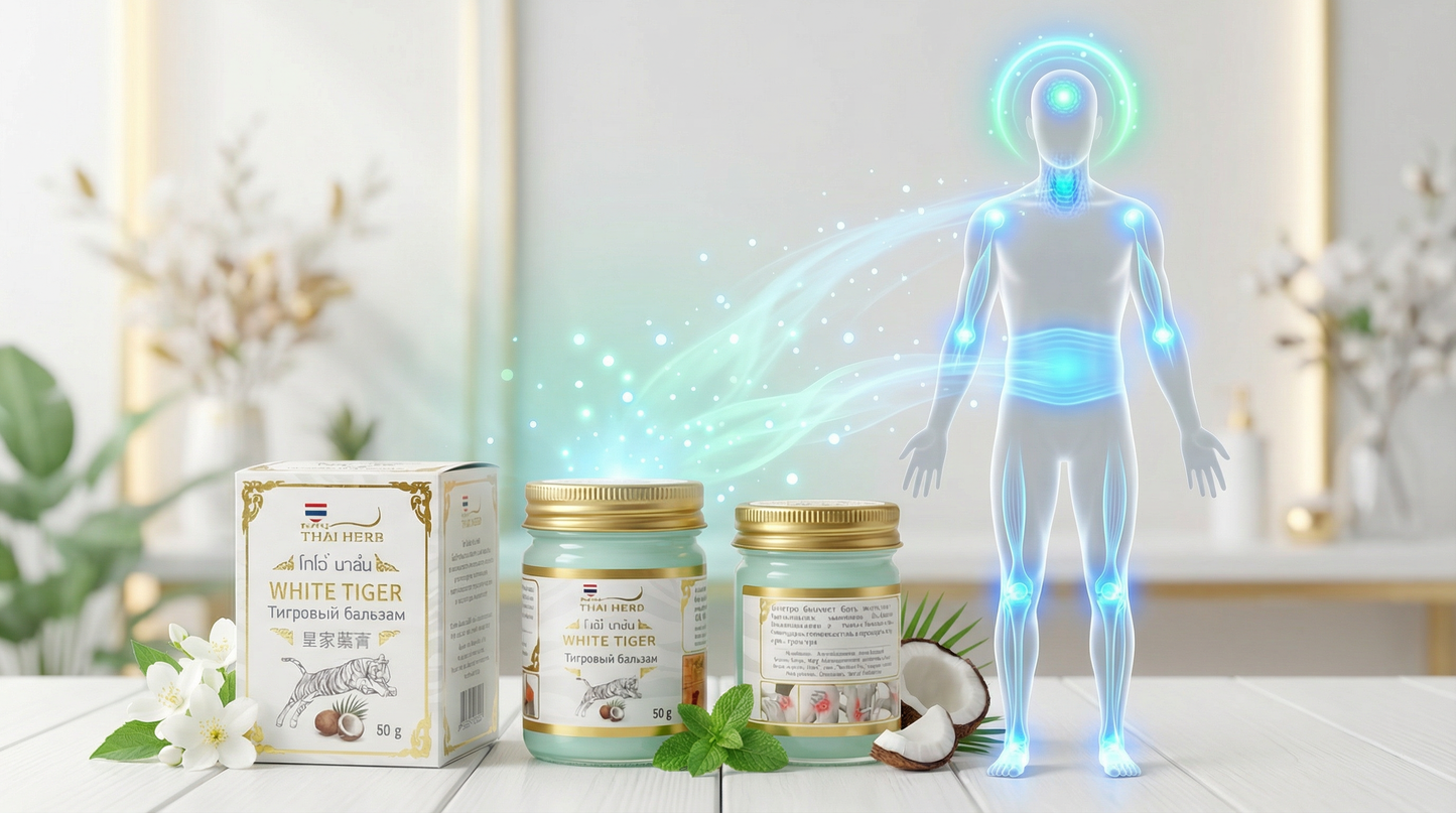 Royal Thai Herb Balm - WHITE TIGER BALM