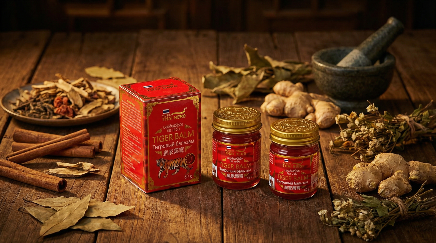 Royal Thai Herb Balm - RED TIGER BALM